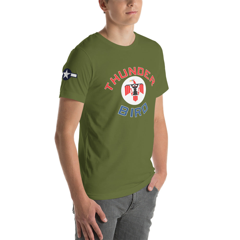 B-17 "Thunderbird" 42-38050 Short-Sleeve Unisex Premium T-Shirt - I Love a Hangar