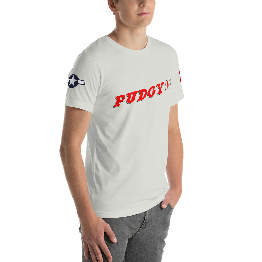 P-38 "Pudgy V" Short-Sleeve Unisex T-Shirt - I Love a Hangar