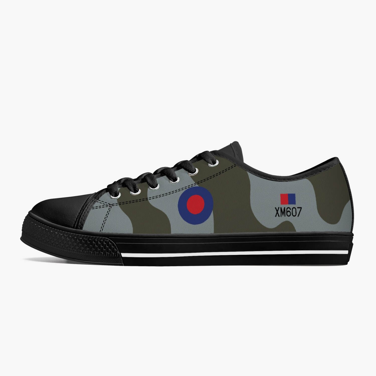 Avro Vulcan #607 Low Top Canvas Shoes - I Love a Hangar