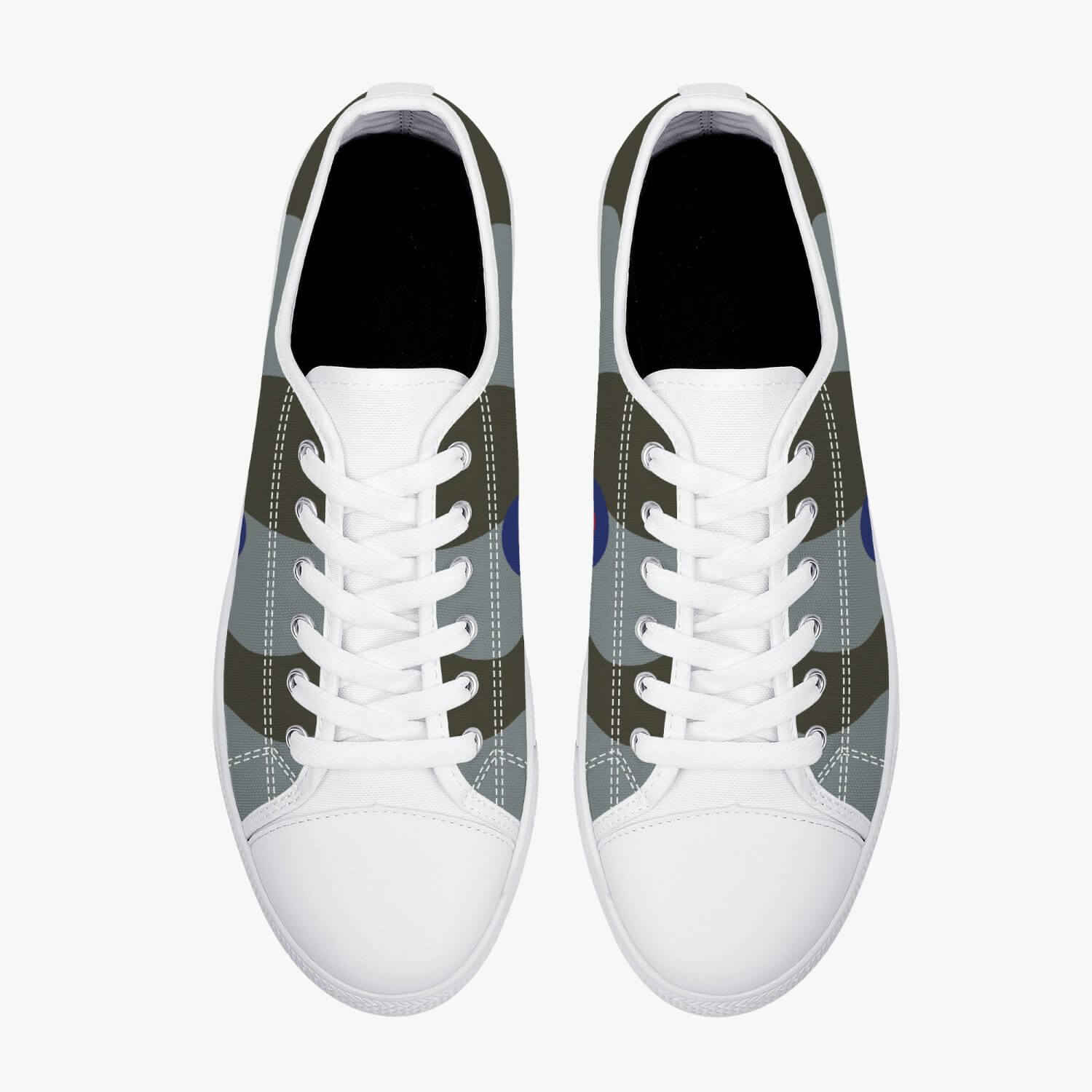Avro Vulcan #607 Low Top Canvas Shoes - I Love a Hangar