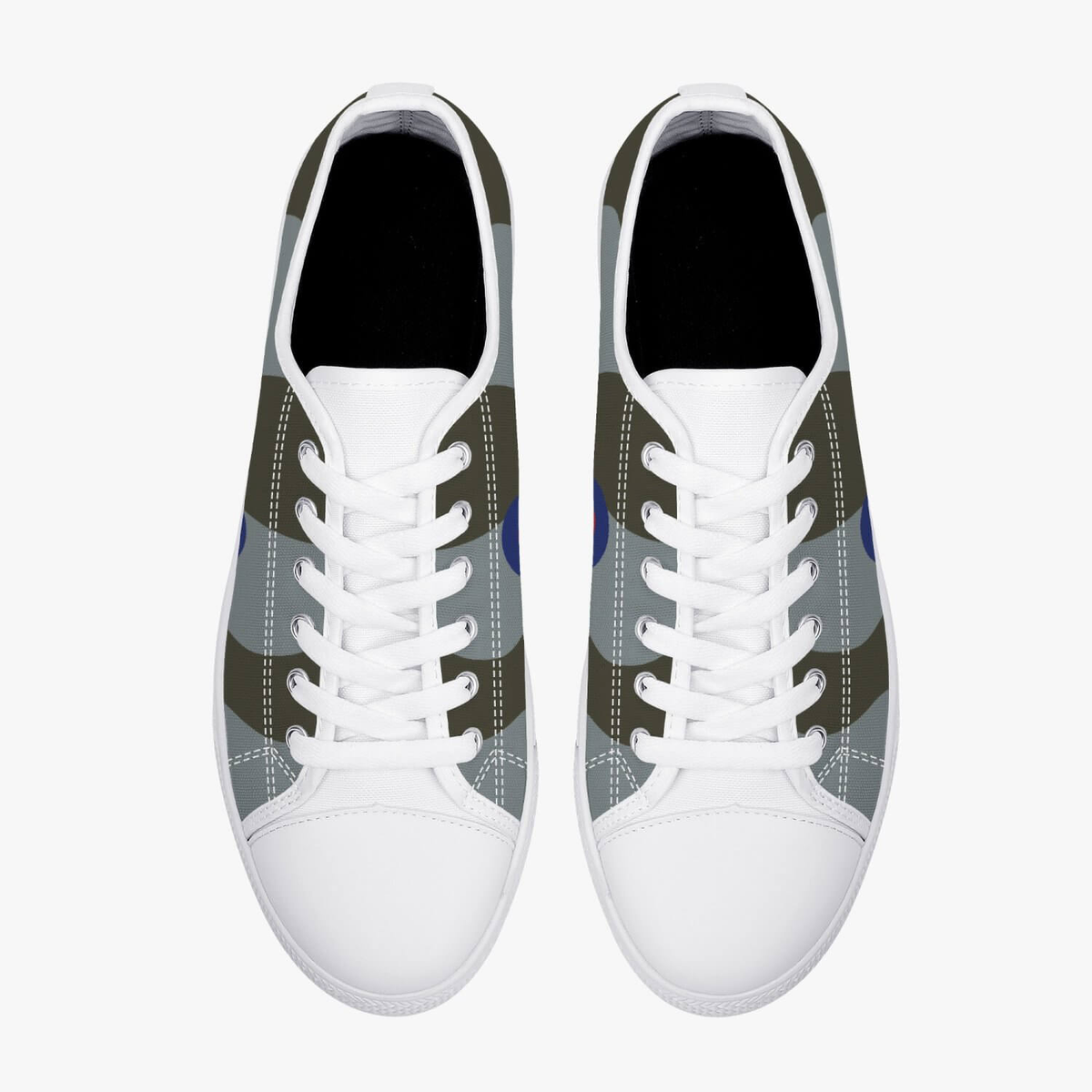 Avro Vulcan #607 Low Top Canvas Shoes - I Love a Hangar