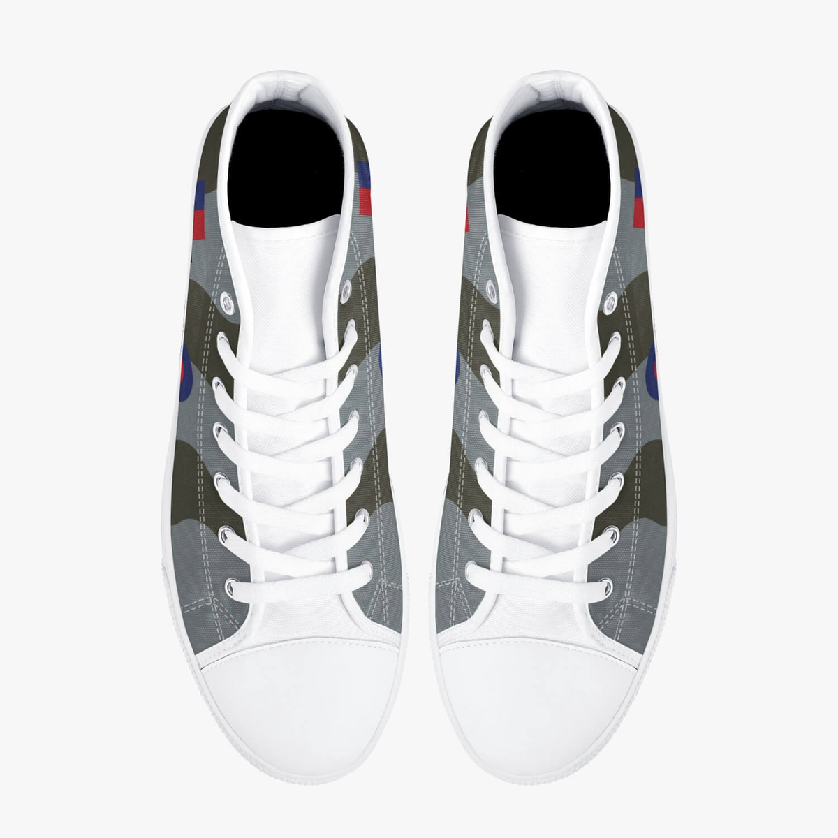 Avro Vulcan #607 High Top Canvas Shoes - I Love a Hangar