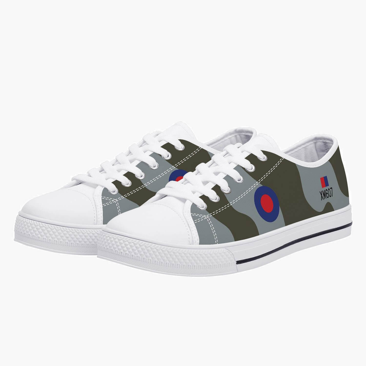 Avro Vulcan #607 Low Top Canvas Shoes - I Love a Hangar