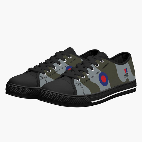Avro Vulcan #607 Low Top Canvas Shoes - I Love a Hangar