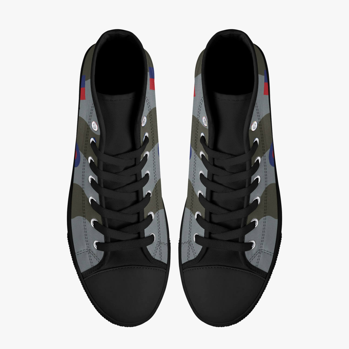 Avro Vulcan #607 High Top Canvas Shoes - I Love a Hangar