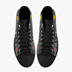 Bf-109 "Black 13" of Gunther Rall High Top Canvas Shoes - I Love a Hangar