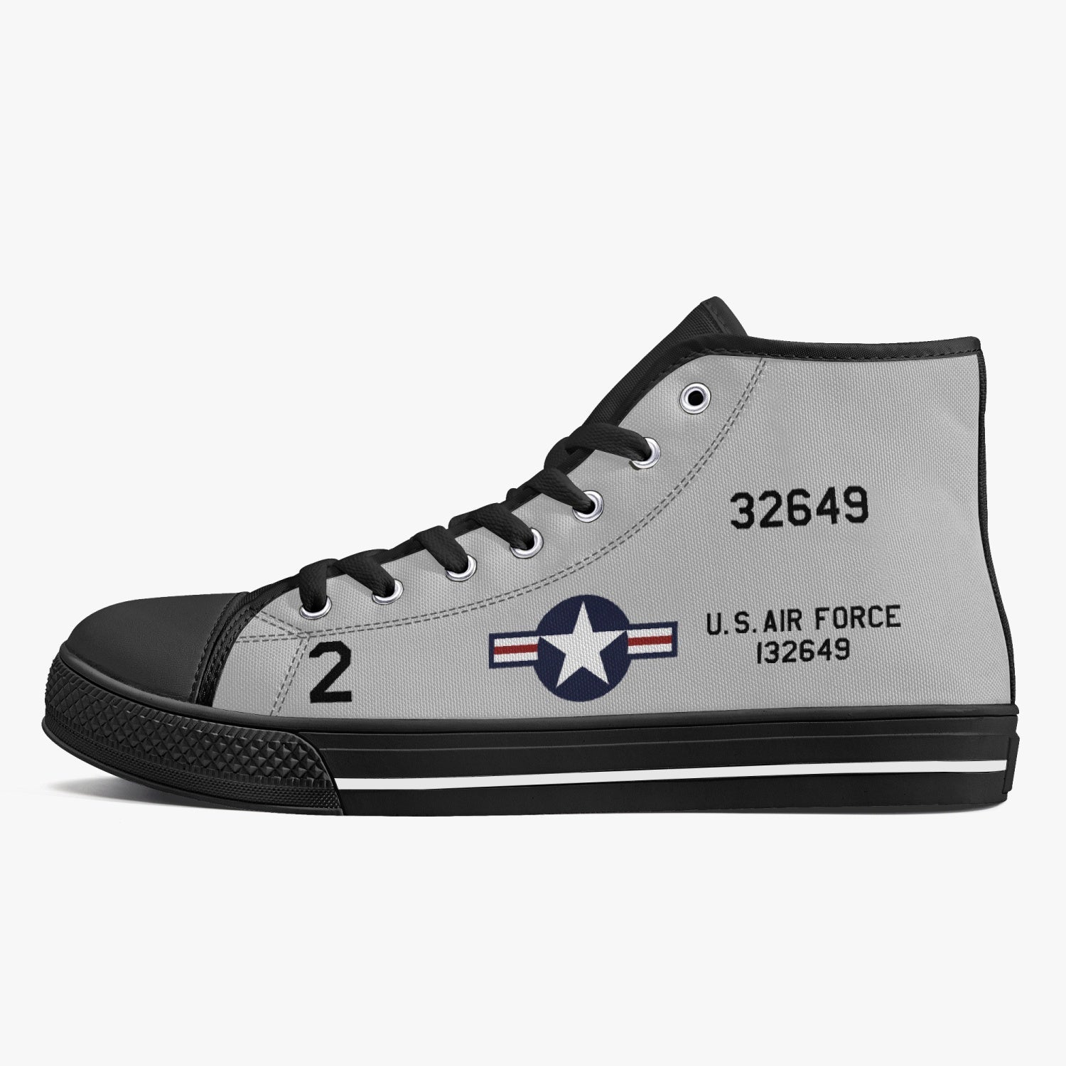 A-1 Skyraider of Col "Bernie" Fisher High Top Canvas Shoes - I Love a Hangar