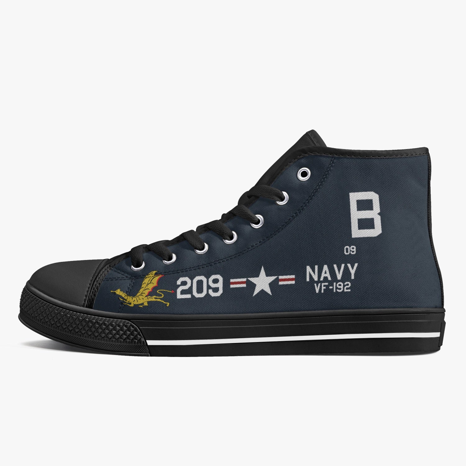 F9F-5 Panther "#209" High Top Canvas Shoes