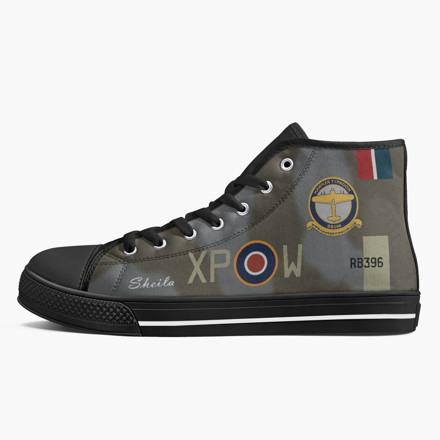 Typhoon RB396 High Top Canvas Shoes - I Love a Hangar