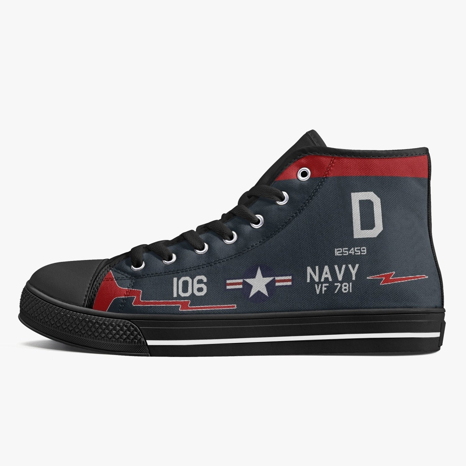 F9F-5 Panther "D106" High Top Canvas Shoes - I Love a Hangar