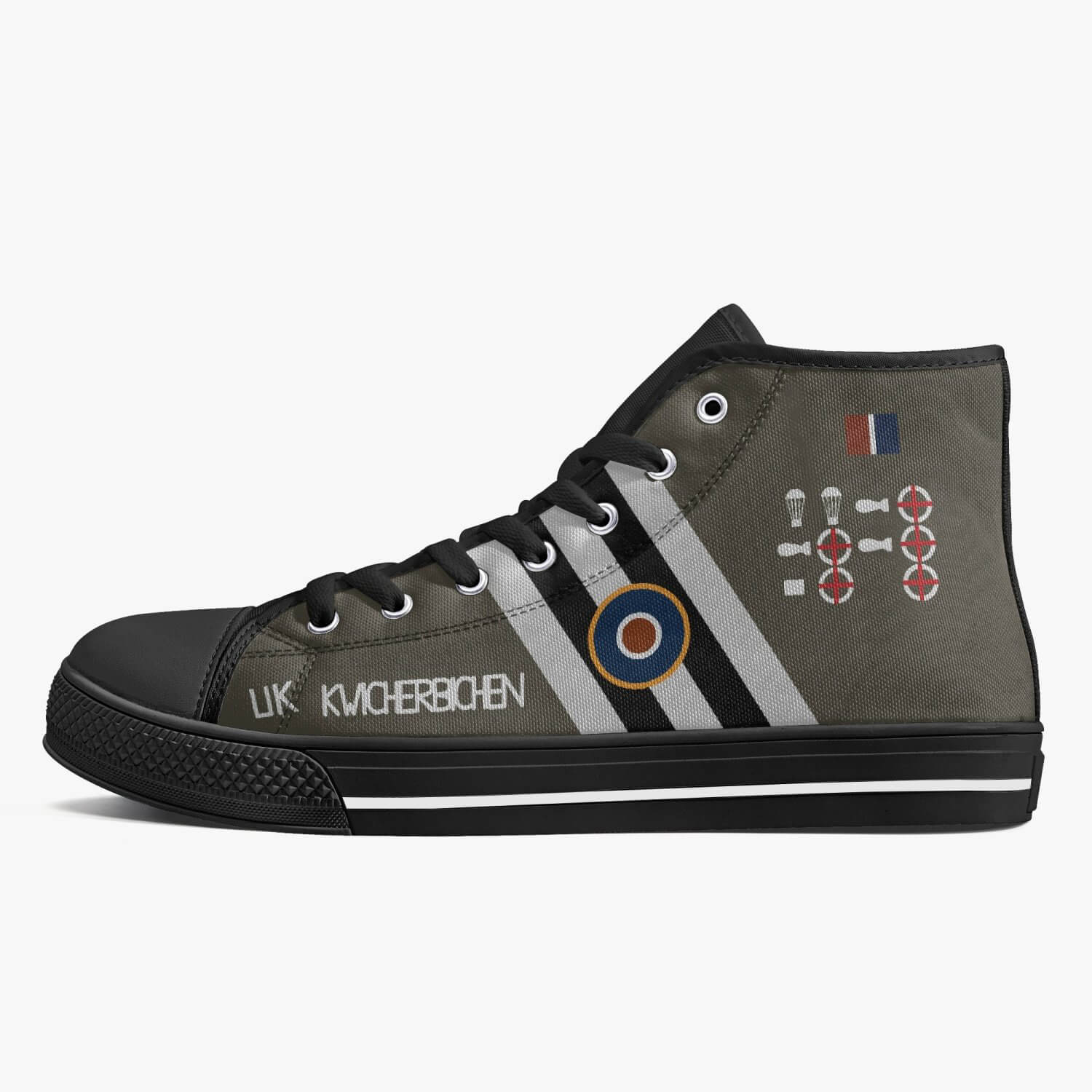 C-47 "Kwicherbichen" High Top Canvas Shoes - I Love a Hangar