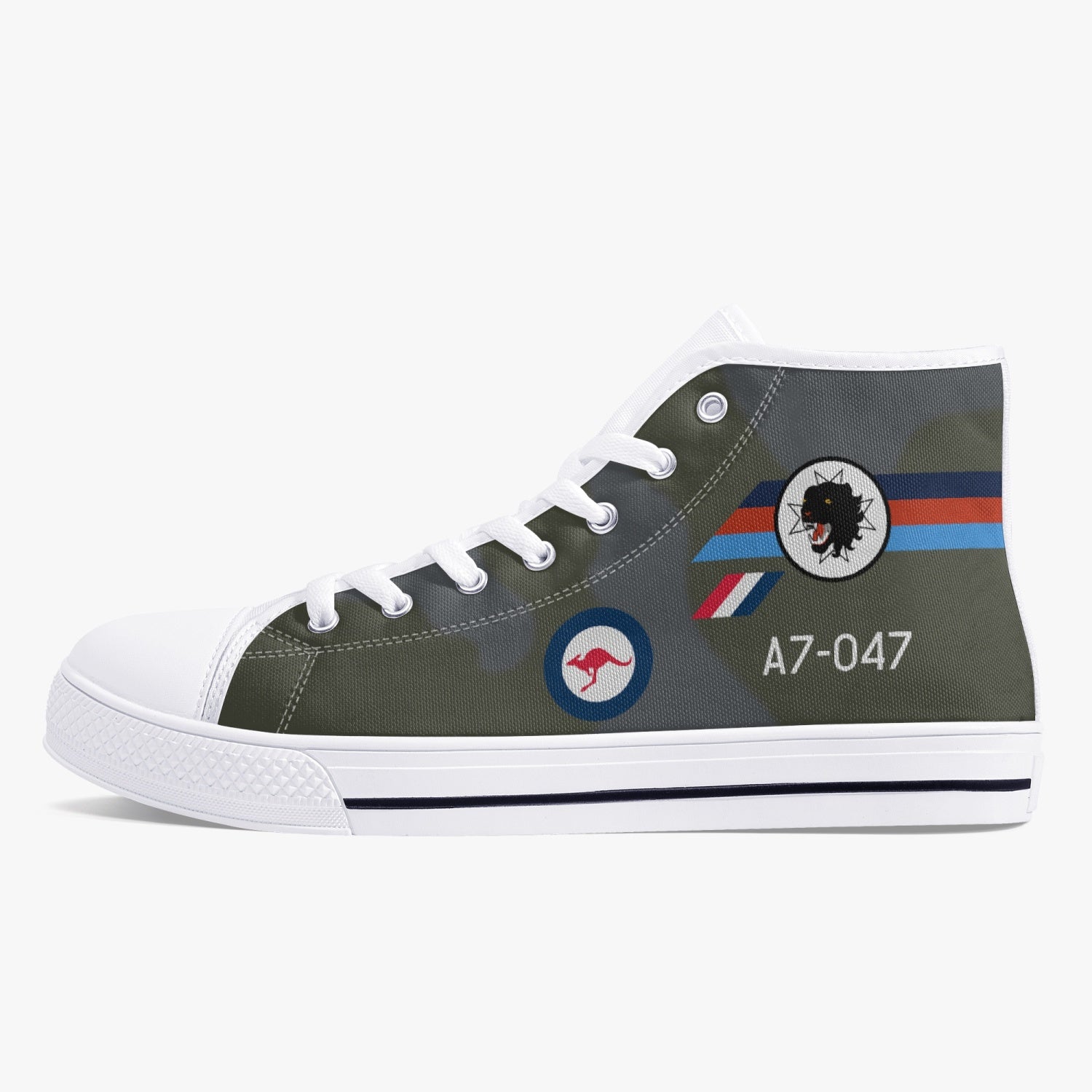 Macchi  "A7-047" High Top Canvas Shoes (Camo) - I Love a Hangar