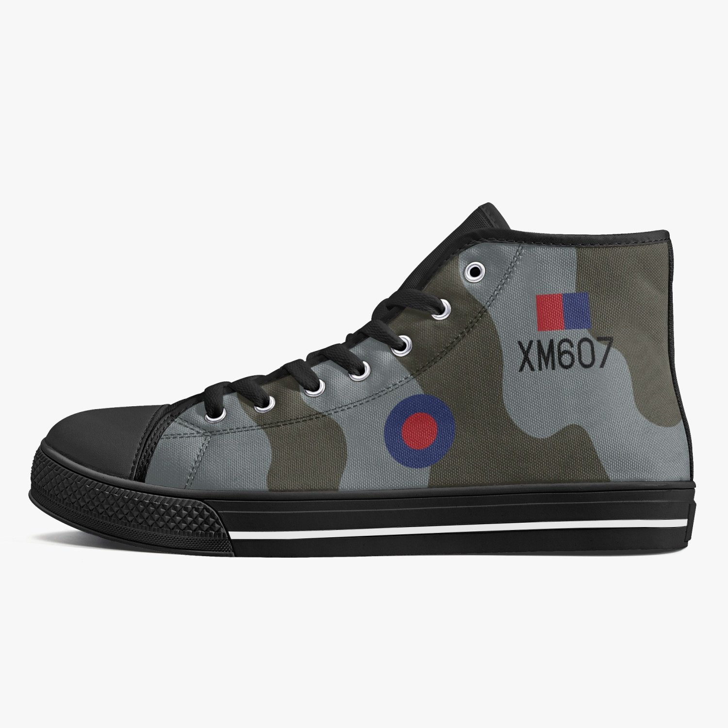 Avro Vulcan #607 High Top Canvas Shoes