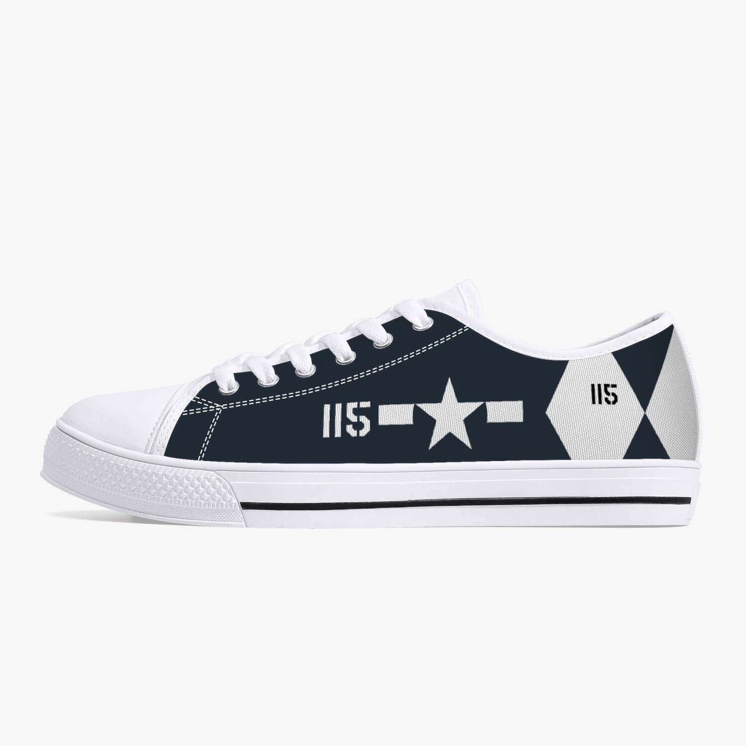 F6F "Death n' Destruction" Low Top Canvas Shoes - I Love a Hangar