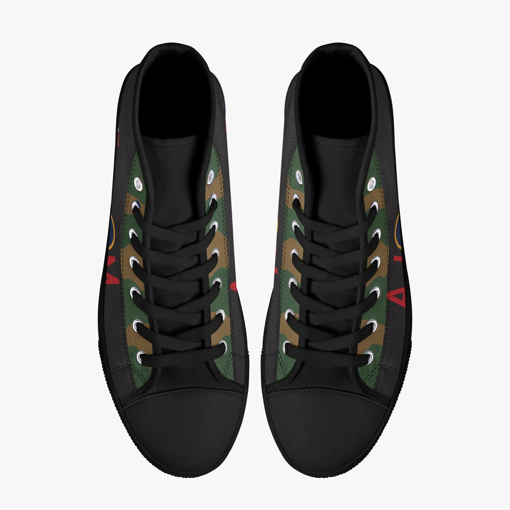 Lancaster "AJ-M" High Top Canvas Shoes - I Love a Hangar