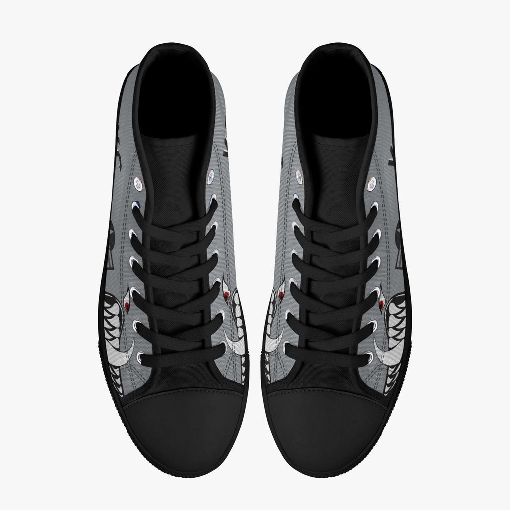 A-10 "KC Hawgs" High Top Canvas Shoes - I Love a Hangar