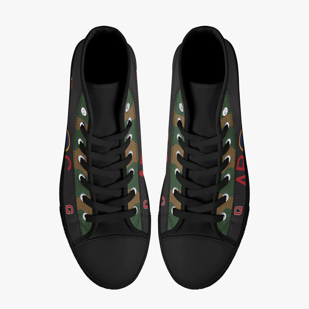 Lancaster "AR-G" High Top Canvas Shoes - I Love a Hangar