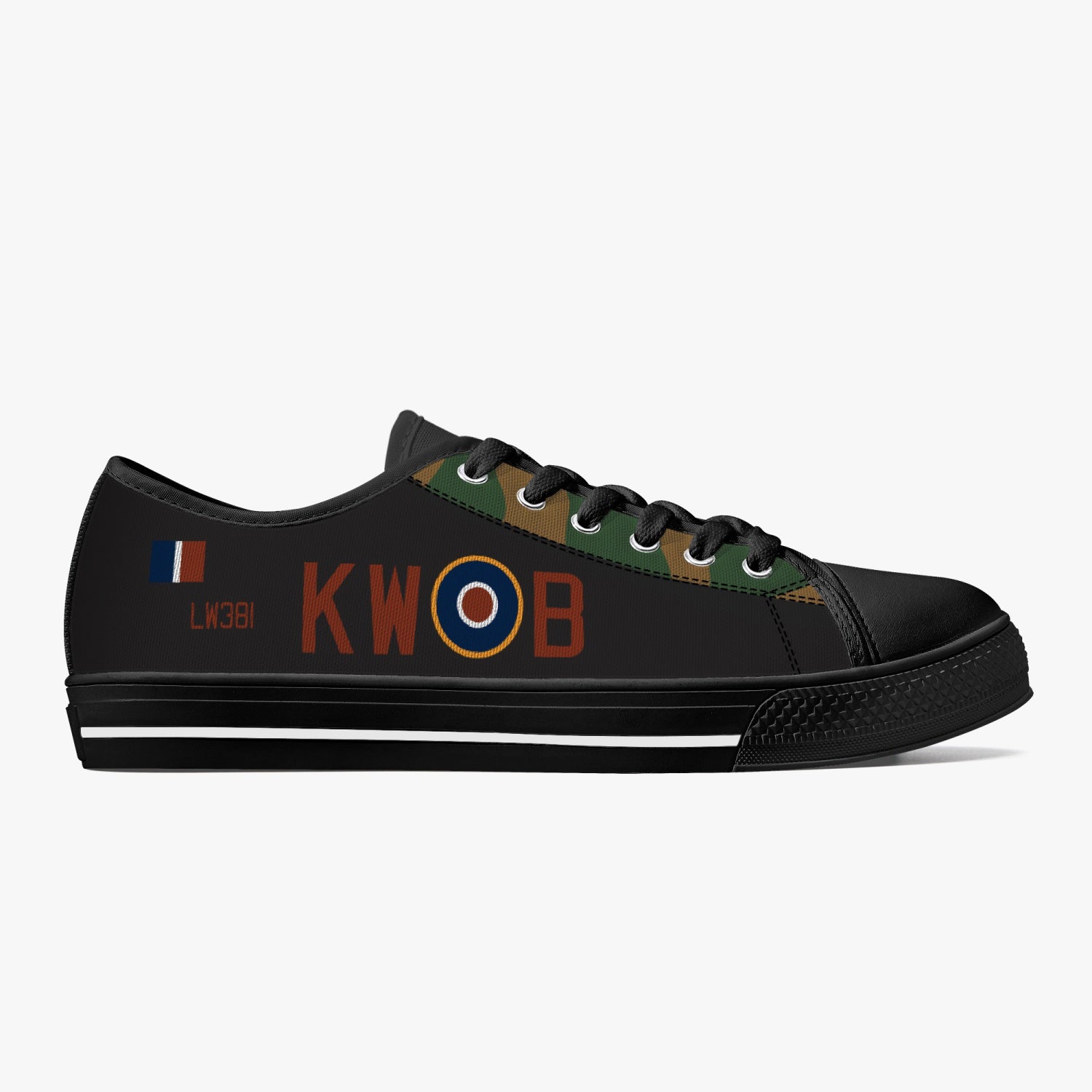 Bomber Command "KW-B" (LW381) Low-Top Canvas Shoes - I Love a Hangar