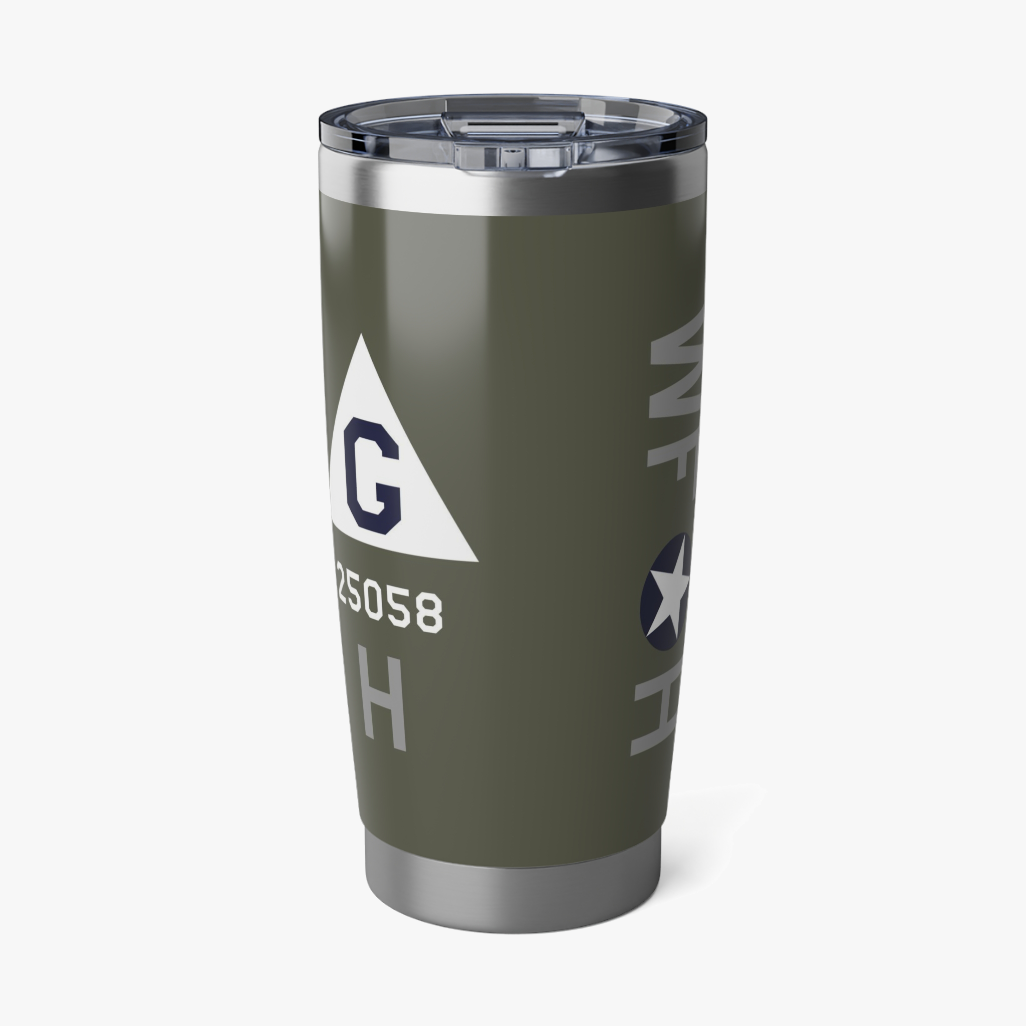 B-17 "Hun Hunter" Inspired 20oz (590ml) Stainless Steel Tumbler - I Love a Hangar