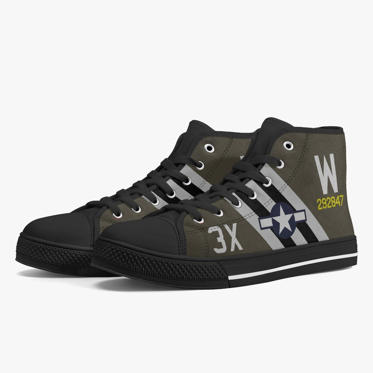 C-47 "That's All, Brother" High Top Canvas Shoes - I Love a Hangar