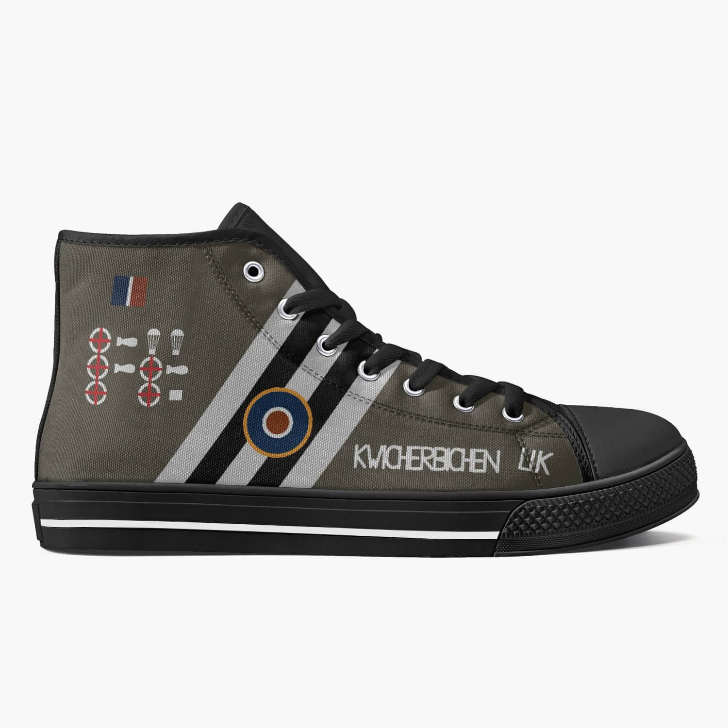 C-47 "Kwicherbichen" High Top Canvas Shoes - I Love a Hangar