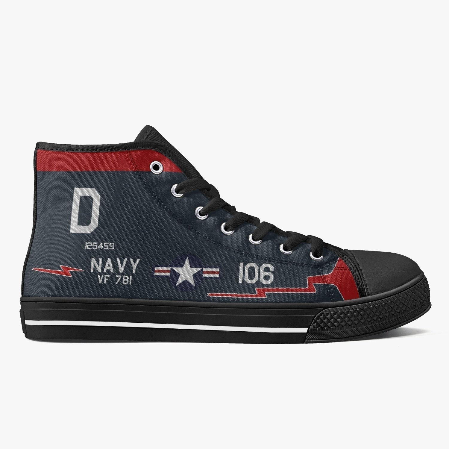 F9F-5 Panther "D106" High Top Canvas Shoes - I Love a Hangar