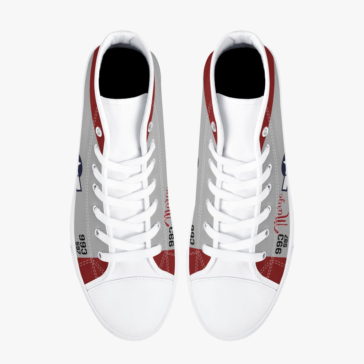 P-38 "Marge" High Top Canvas Shoes - I Love a Hangar