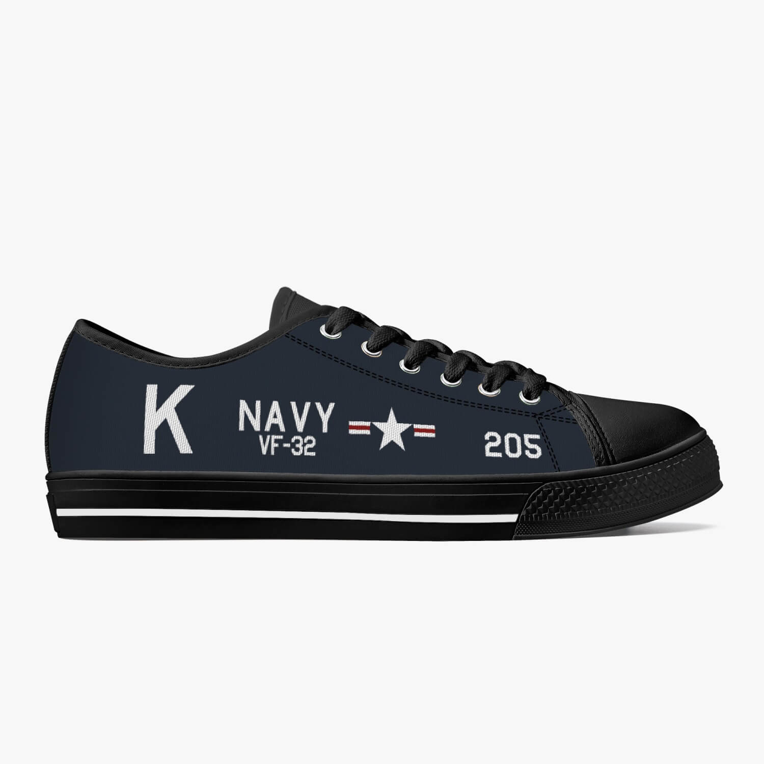 F4U Corsair of Thomas Hudner Jr High Top Canvas Shoes - I Love a Hangar