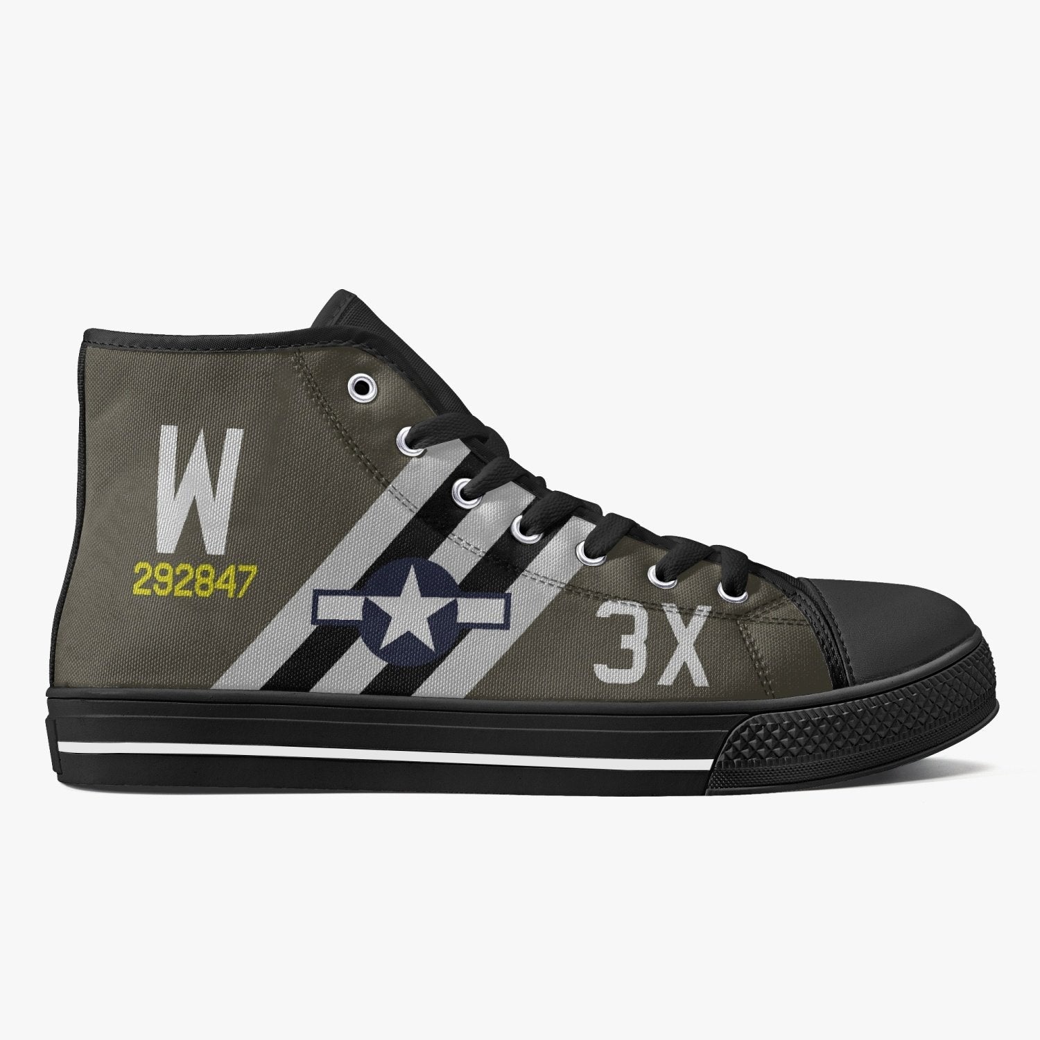 C-47 "That's All, Brother" High Top Canvas Shoes - I Love a Hangar