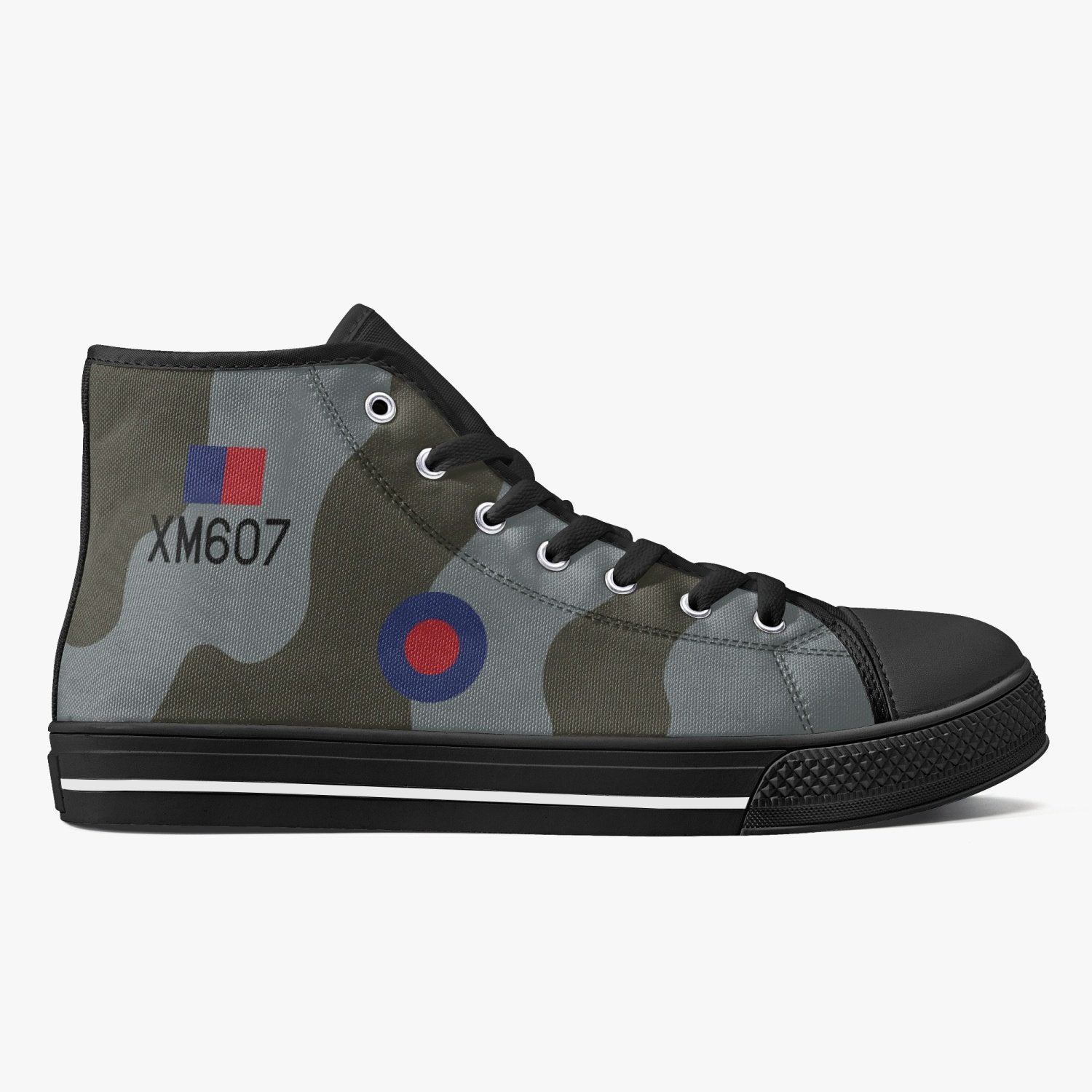 Avro Vulcan #607 High Top Canvas Shoes