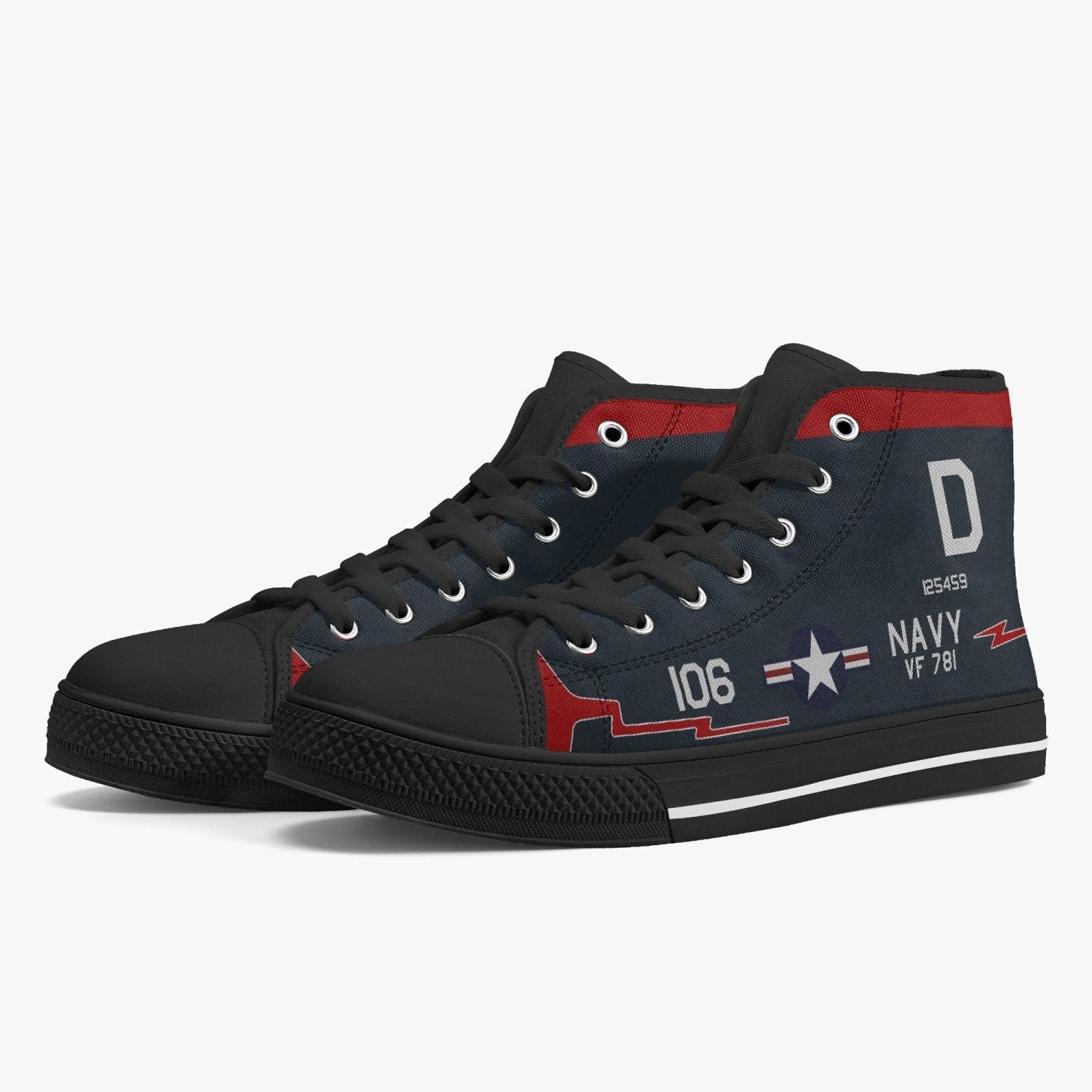 F9F-5 Panther "D106" High Top Canvas Shoes - I Love a Hangar