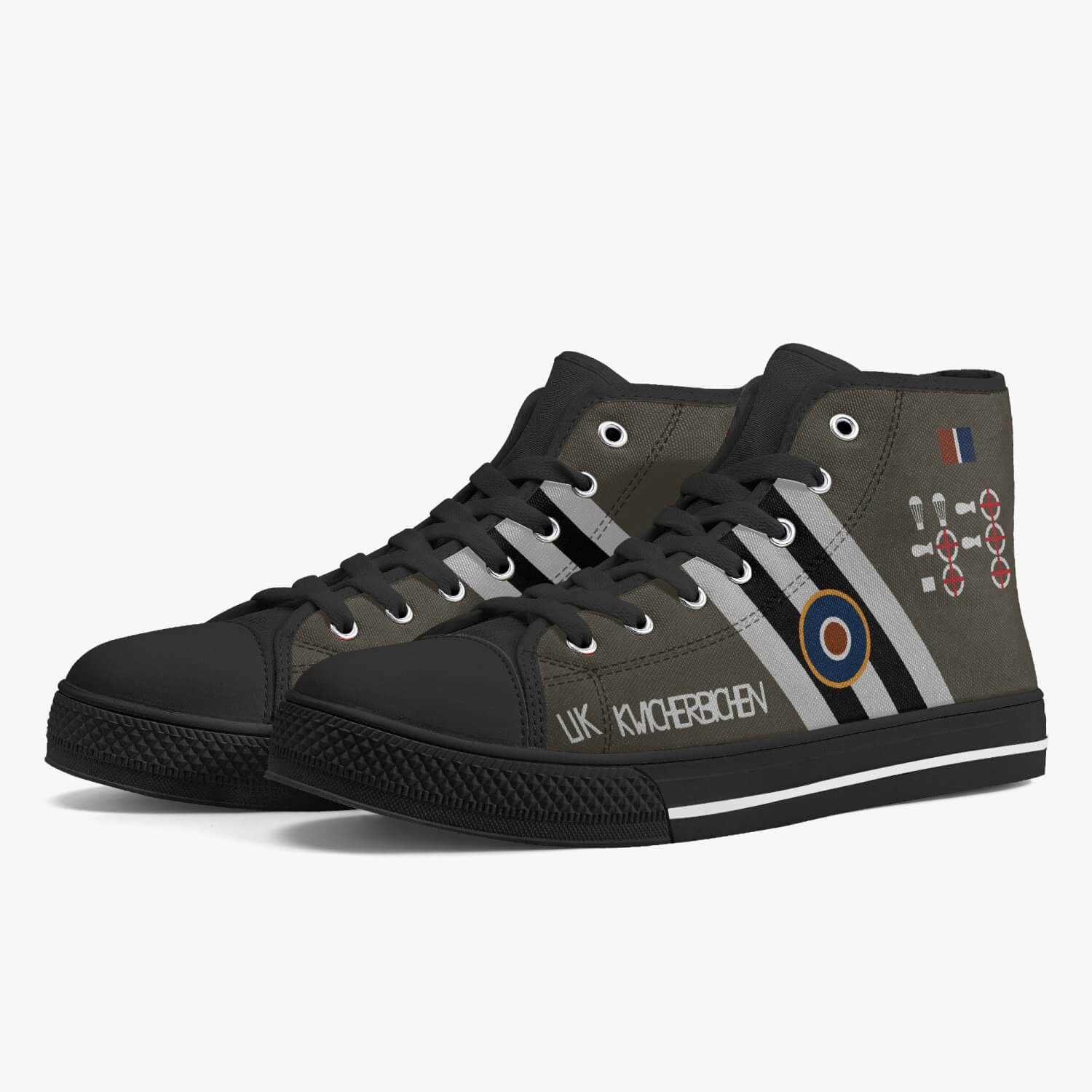 C-47 "Kwicherbichen" High Top Canvas Shoes - I Love a Hangar