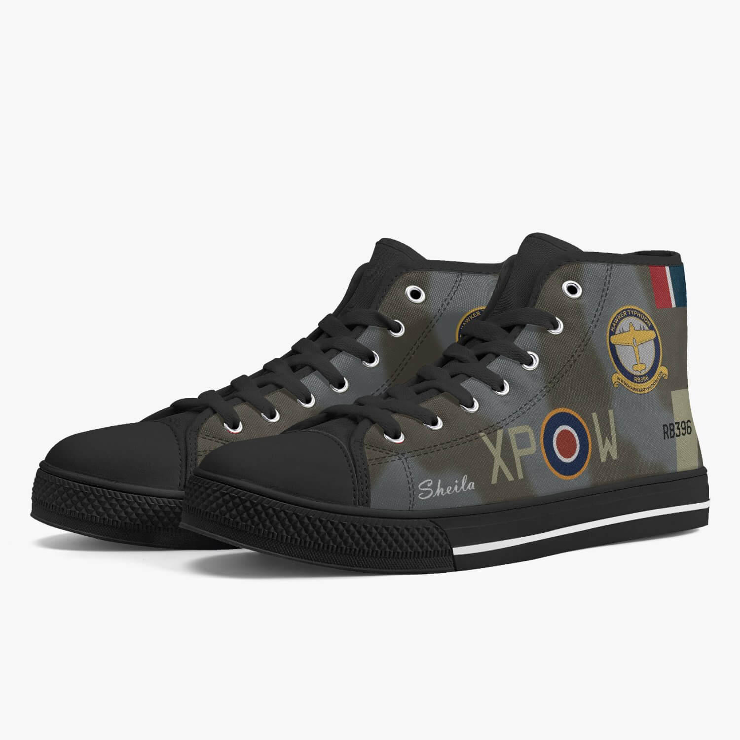 Typhoon RB396 High Top Canvas Shoes - I Love a Hangar