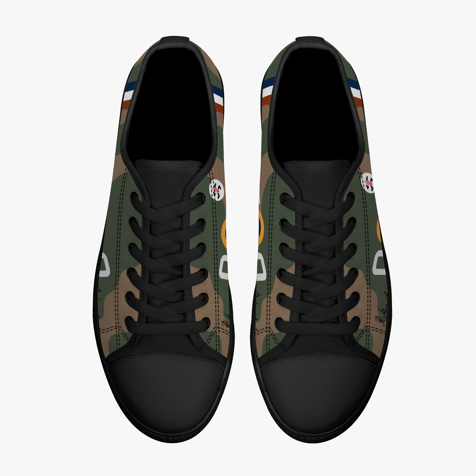 Spitfire "AZ-Q" of Pat Hughes Low Top Canvas Shoes - I Love a Hangar