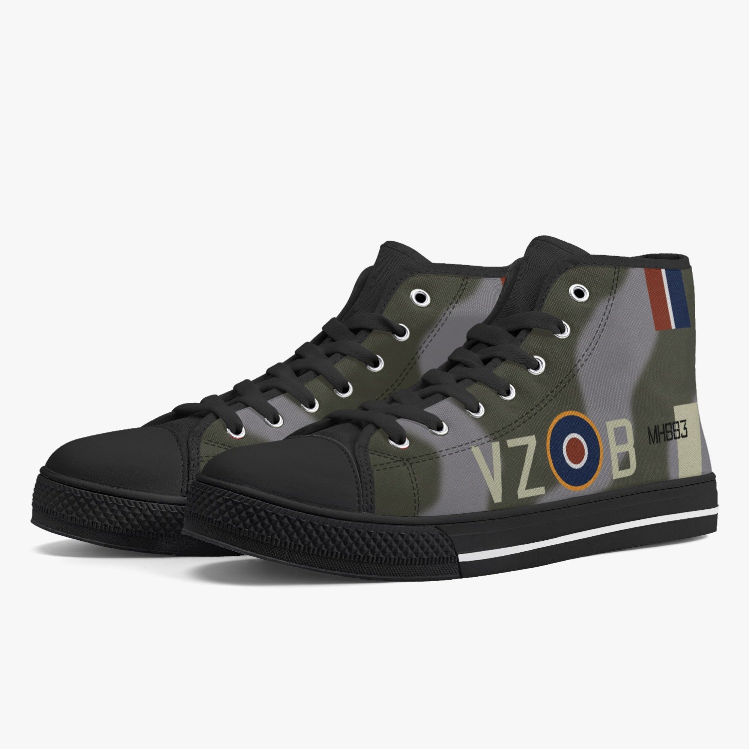 Spitfire "VZ-B" High Top Canvas Shoes - I Love a Hangar