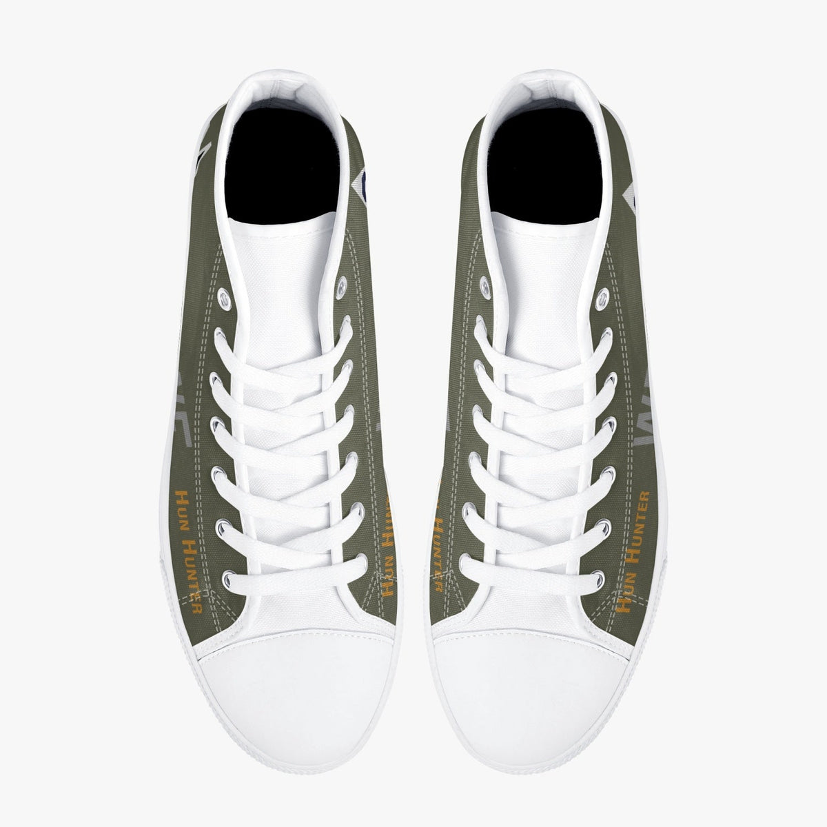 B-17 "Hun Hunter" High Top Canvas Shoes - I Love a Hangar