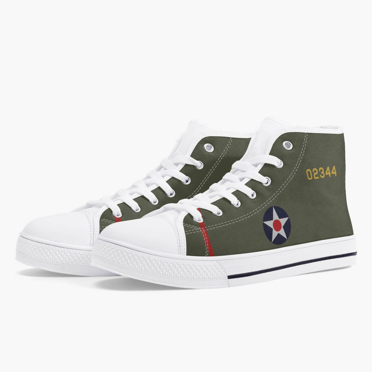 B-25 "Doolittle Raiders" High Top Canvas Shoes - I Love a Hangar