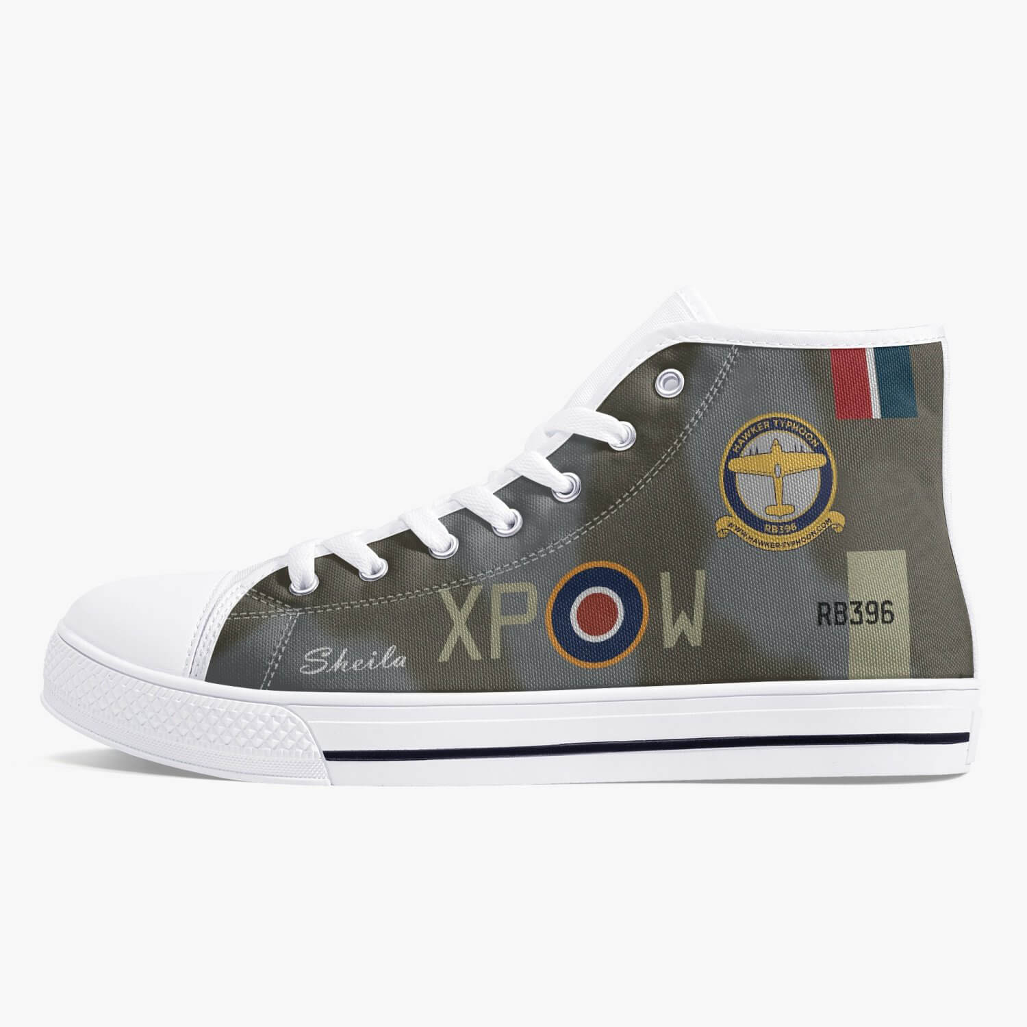 Typhoon RB396 High Top Canvas Shoes - I Love a Hangar