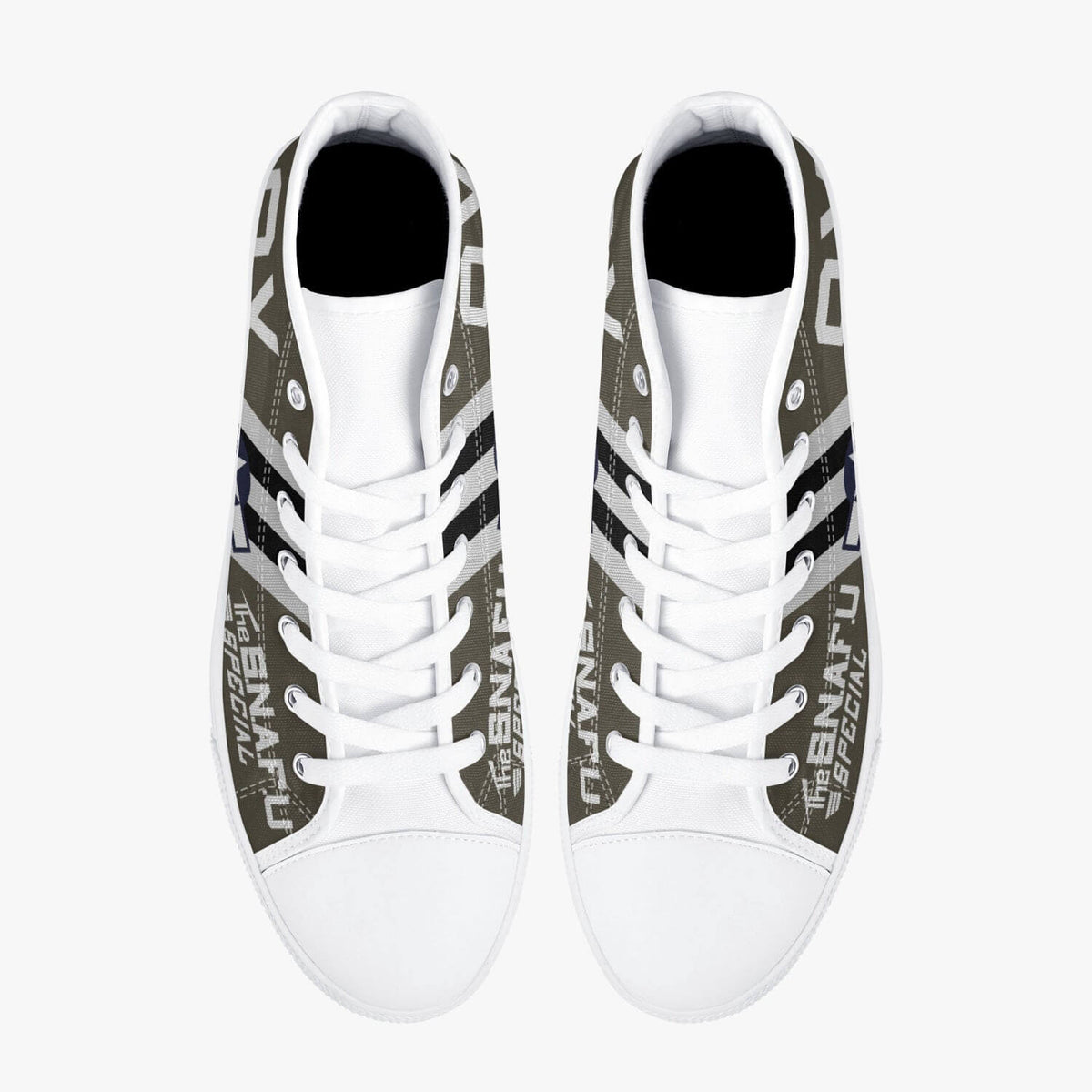 C-47 "The SNAFU Special" High Top Canvas Shoes - I Love a Hangar