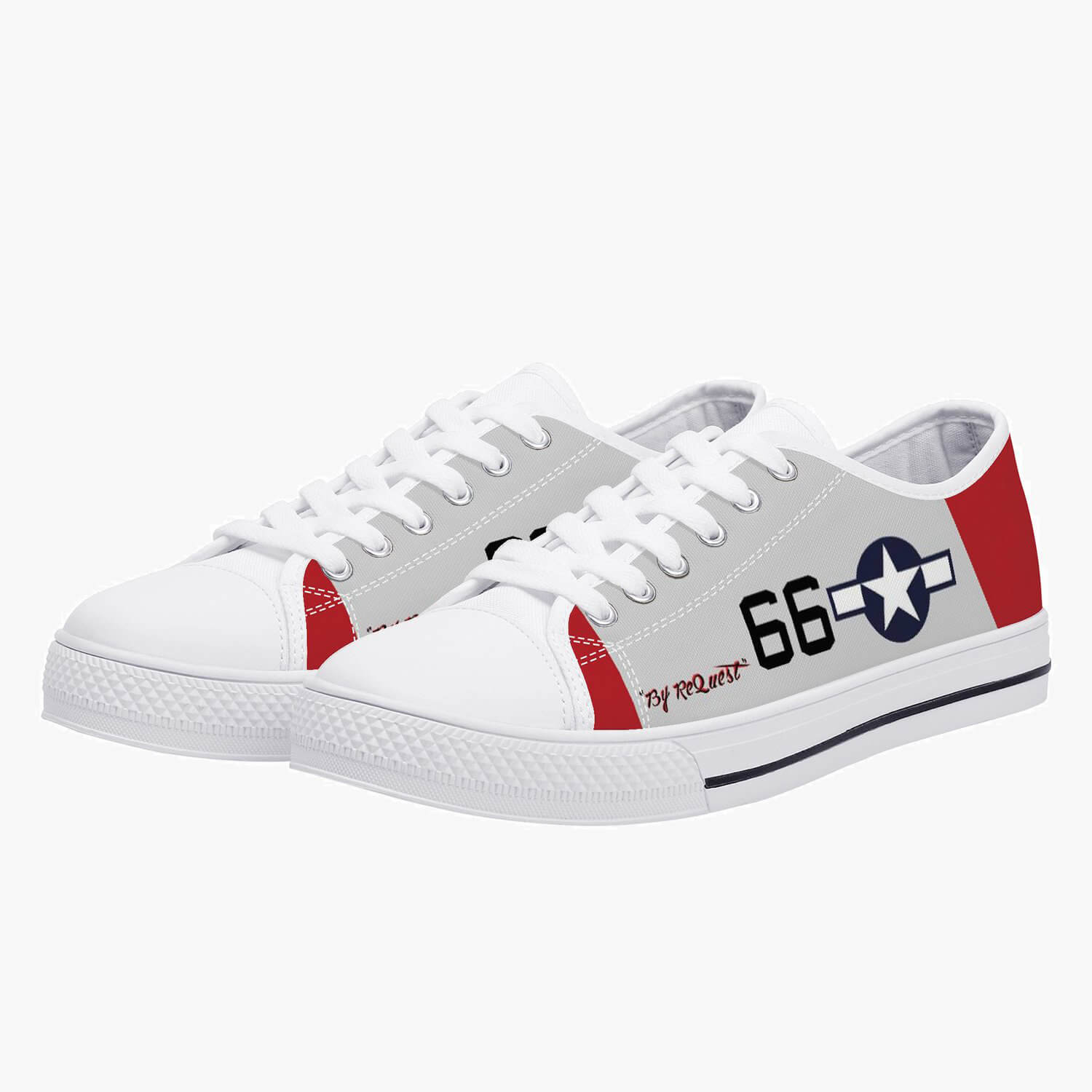 P-51 "By ReQuest" Low Top Canvas Shoes - I Love a Hangar