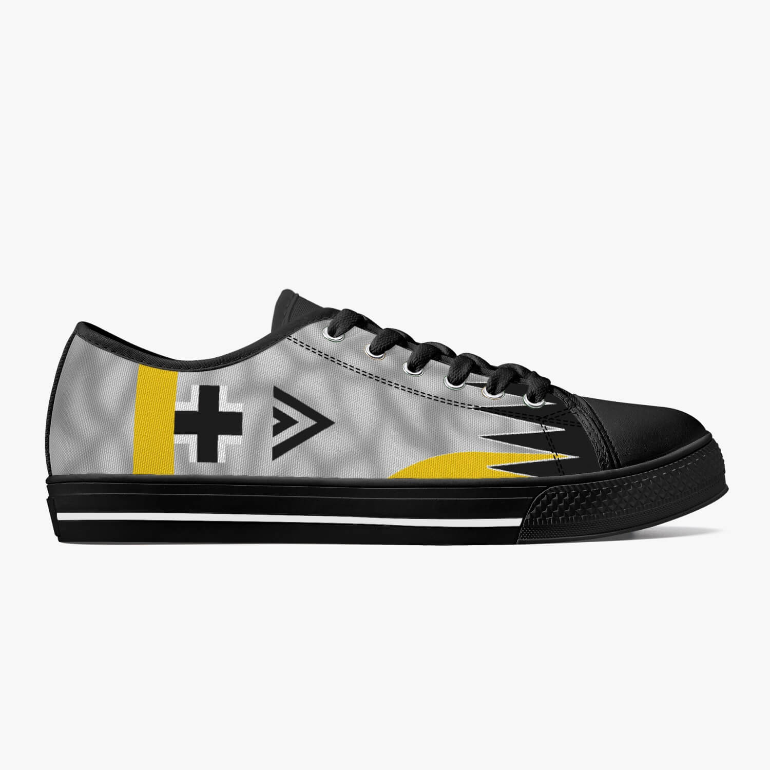 Bf-109 "Double Chevron" of Erich Hartmann Low Top Canvas Shoes - I Love a Hangar