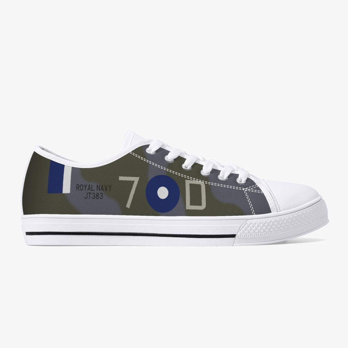F4U Corsair "7-D" Low Top Canvas Shoes - I Love a Hangar