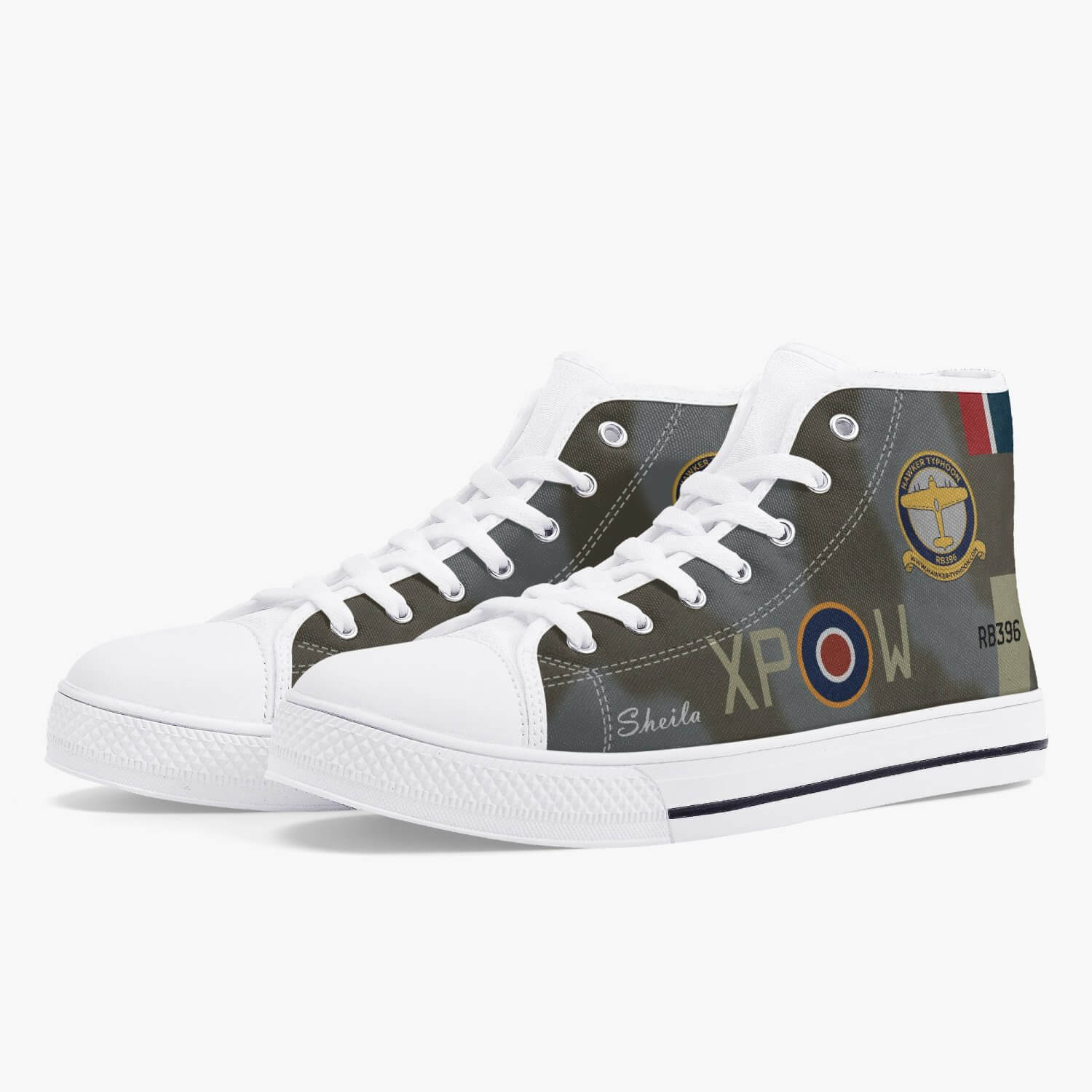 Typhoon RB396 High Top Canvas Shoes - I Love a Hangar