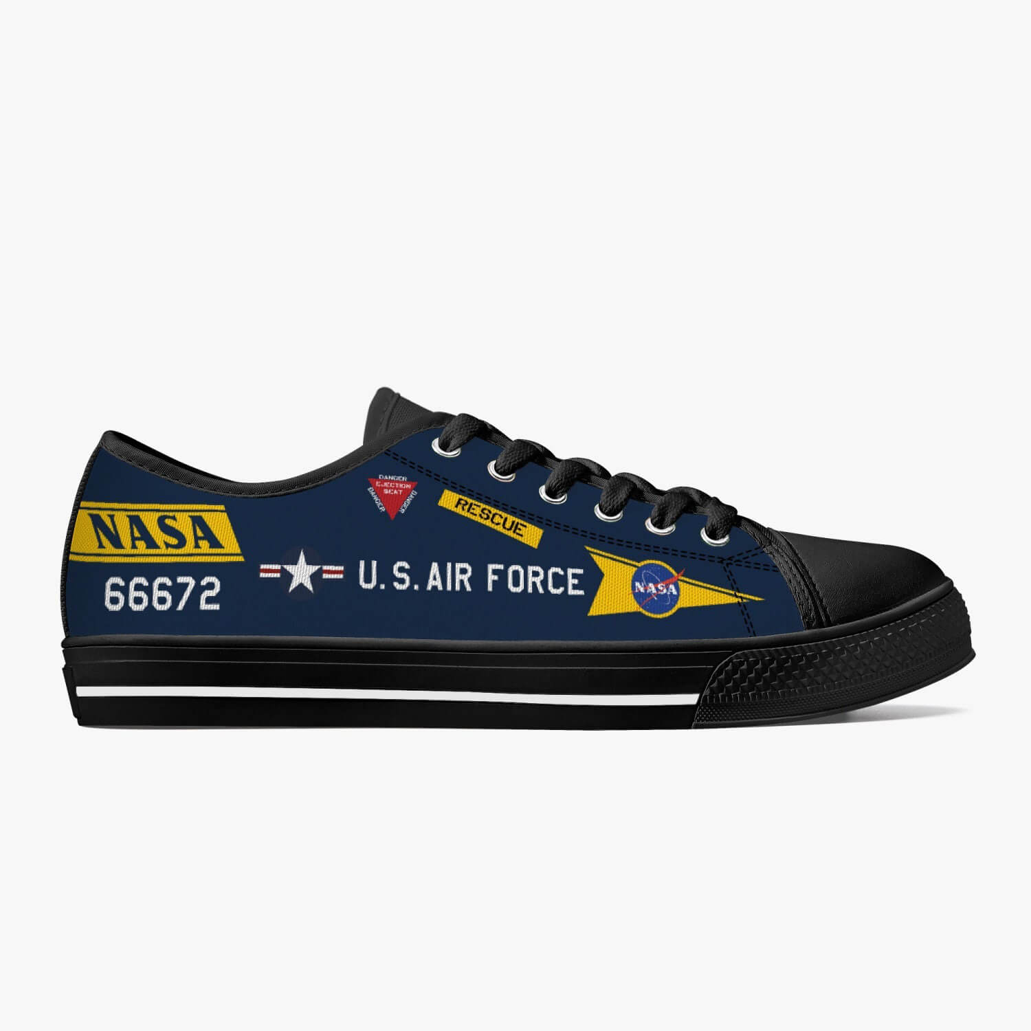 X-15 "56-6672" Low Top Canvas Shoes - I Love a Hangar