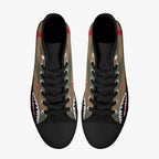 P-40 "White 68" of Charles Older High Top Canvas Shoes - I Love a Hangar