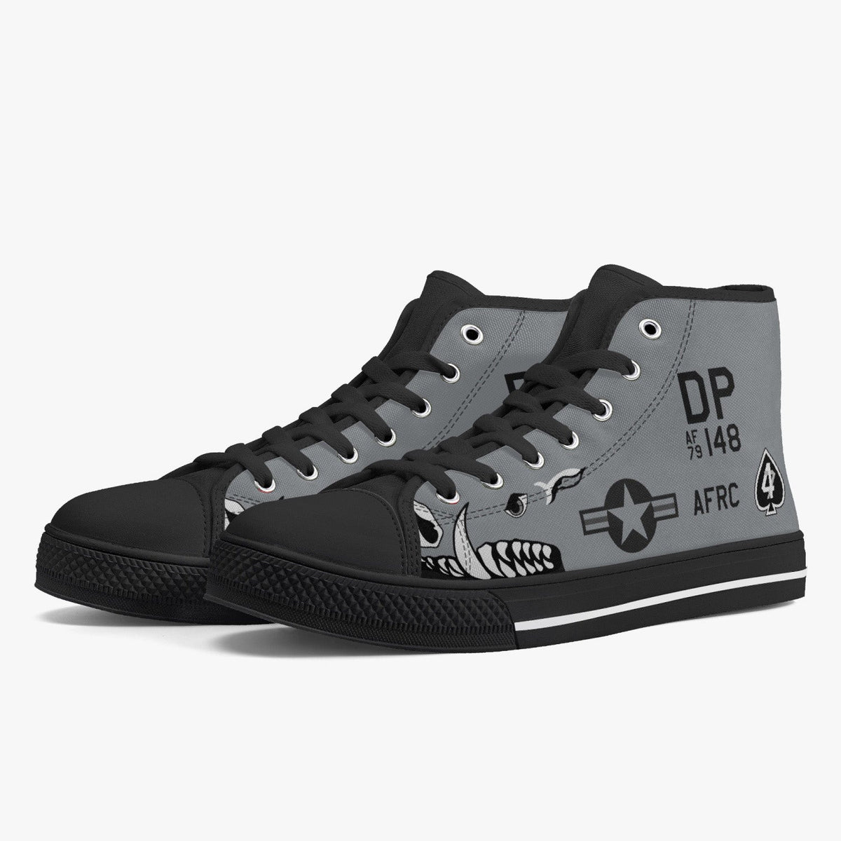 A-10 "Dogpatchers" High Top Canvas Shoes - I Love a Hangar