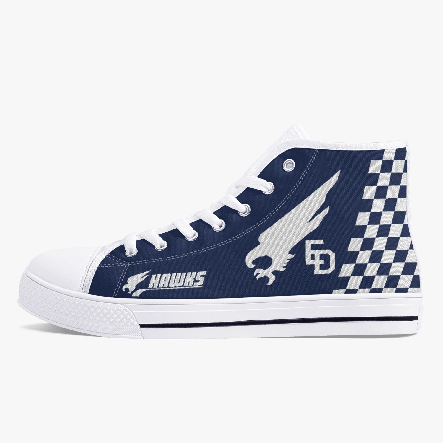 VMFA-533 "Hawks" High Top Canvas Shoes - I Love a Hangar