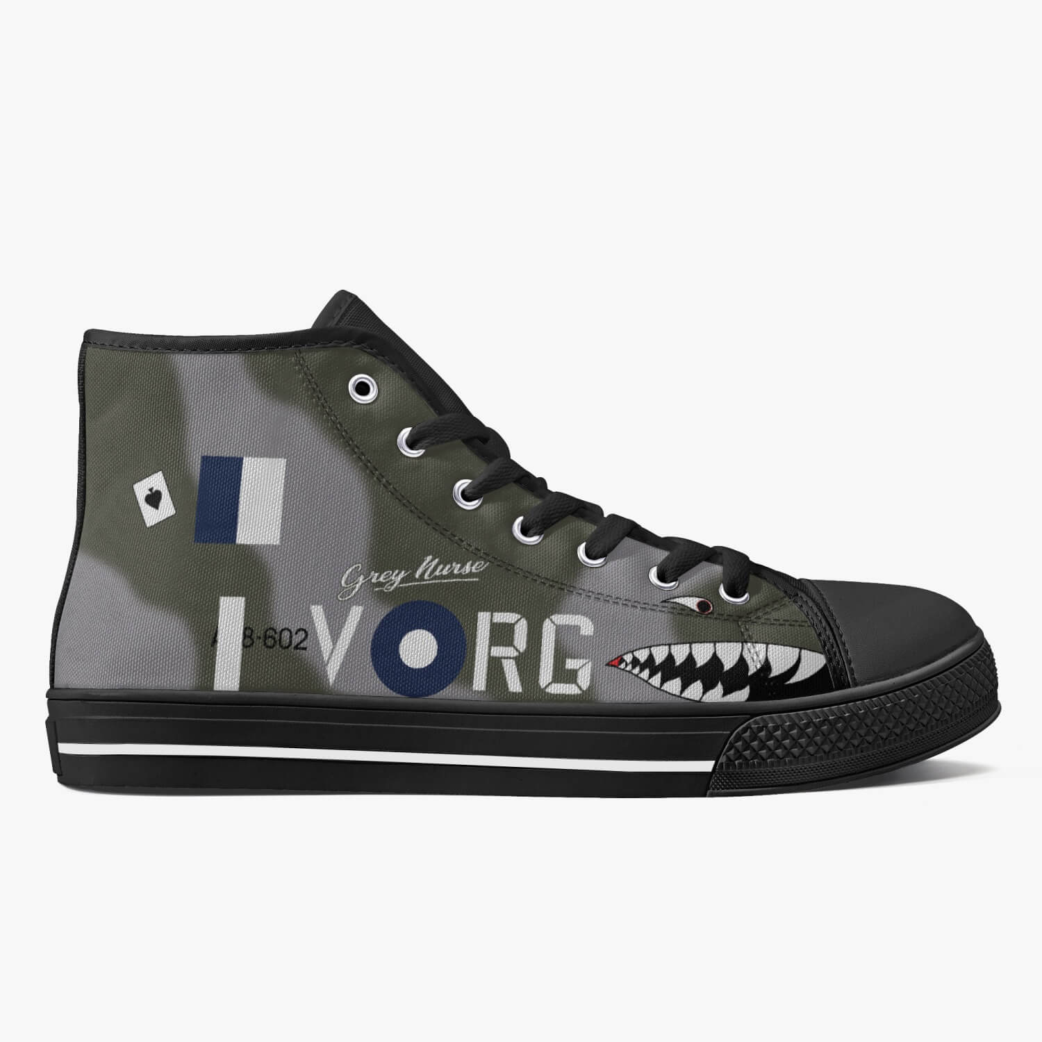 Spitfire "RG-V" High Top Canvas Shoes - I Love a Hangar