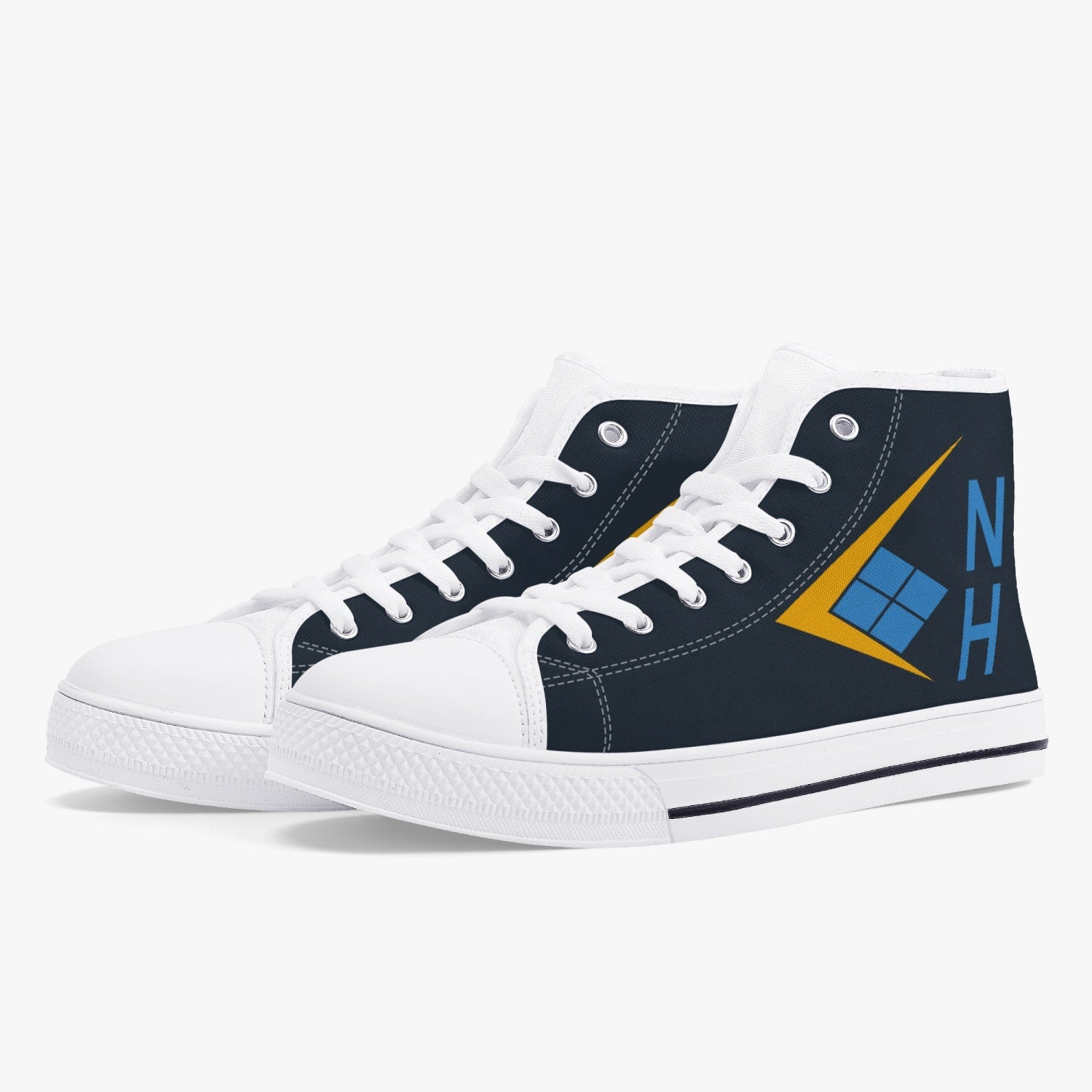 VFA-146 "Blue Diamonds" High Top Canvas Shoes