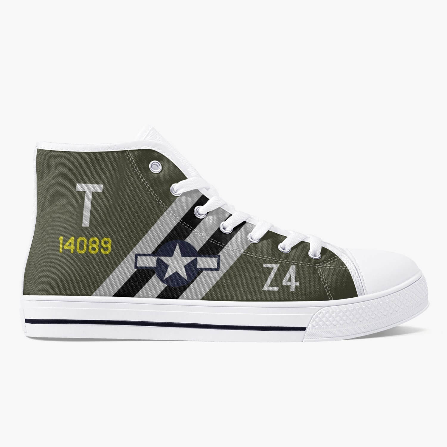 C-49 "Wild Kat" High Top Canvas Shoes - I Love a Hangar